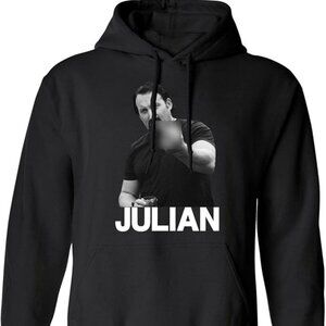 NWT Size Medium Trailer Park Boys Julian Finger Hoodie Black Unisex Pullover